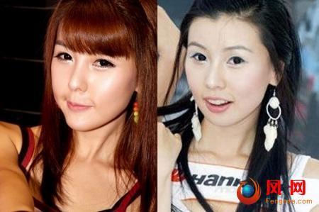 一分钟丑女变美女(图集)化妆整容前后对比照